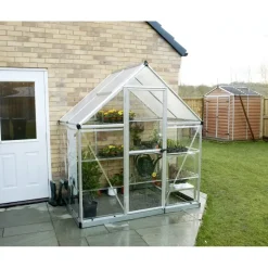CANOPIA Hybrid Alu silber Polycarbonat 0,7 mm/Dach HKP 4 mm 2,3 m2