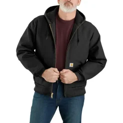 CARHARTT Insulated Flannel Active Jacke schwarz M
