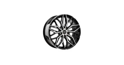 CARMANI 26 Max 7 x 17 5 x 108 ET50 MB65,1 Schwarz Poliert