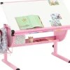 CARO-Möbel Kinderschreibtisch Sari Weiß / Rosa