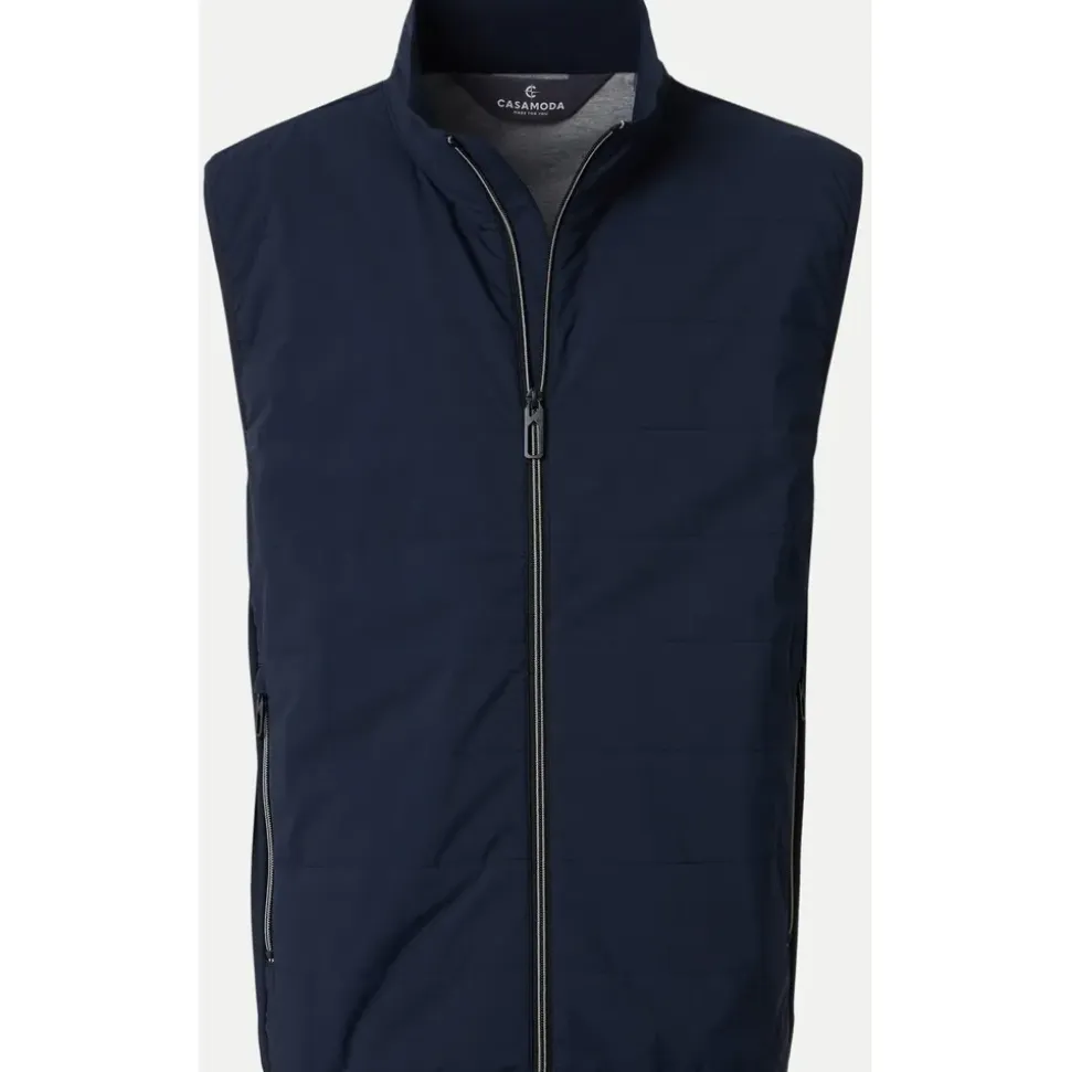 CasaModa Steppweste Blau XXL