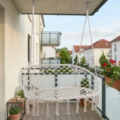 casa.pro Hängesessel Kailua Cremeweiß