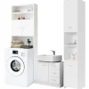CASARIA Badmöbel-Set Neapel 3-tlg. Weiß