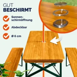 CASARIA Bierzeltgarnitur 3-tlg.