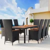 CASARIA Verona Premium Set 9-tlg. schwarz