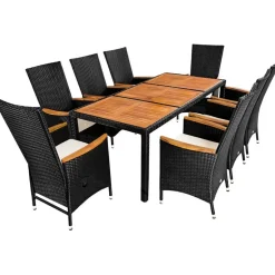 CASARIA Verona Premium Set 9-tlg. schwarz