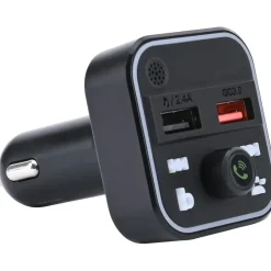 casativo FM Transmitter mit Bluetooth 5 USB-A Ladeports Drahtloser AutoRadio Adapter m. Media Player für den Zigarettenanzünderanschluss