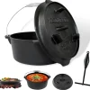 CCLIFE Dutch Oven 9 l Gusseisen
