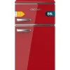 Cecotec Bolero CoolMarket 2D Origin 86 Retro-Kühlschrank (86 l, 893 mm hoch, Rot)