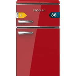 Cecotec Bolero CoolMarket 2D Origin 86 Retro-Kühlschrank (86 l, 893 mm hoch, Rot)
