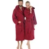 CELINATEX Bademantel Rot S