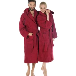 CELINATEX Bademantel Rot S