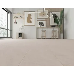 Check Click-Vinyl 2140 Beige Botticino Fliese inkl. Trittschalldämmung
