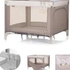 Chipolino Chioplino Laufstall Pop-up faltbar, Matratze Tragetasche Seiteneingang braun