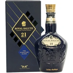 Chivas Regal 21 Years Old Royal Salute Blended Scotch 40% vol 0,7 l Geschenkbox