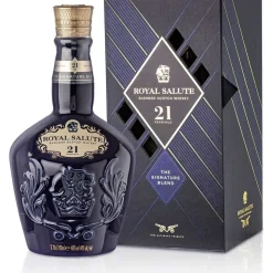 Chivas Regal 21 Years Old Royal Salute Blended Scotch 40% vol 0,7 l Geschenkbox