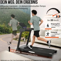 Christopeit Laufband TM 4500 S Schwarz