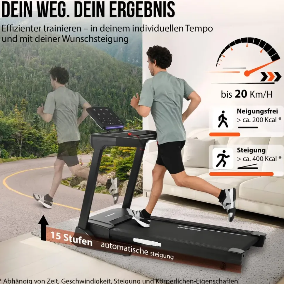 Christopeit Laufband TM 4500 S Schwarz