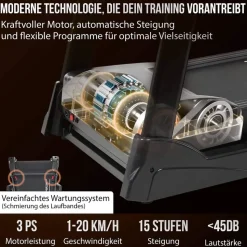 Christopeit Laufband TM 4500 S Schwarz