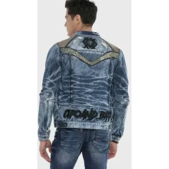 Cipo & Baxx Übergangsjacke blau M