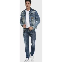 Cipo & Baxx Übergangsjacke blau M