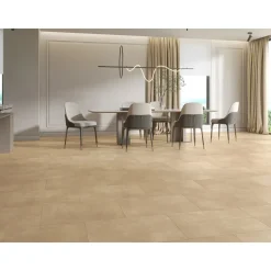 Classen Designboden Fliese HydroClick mit Trittschalldämmung beige