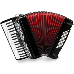 Classic Cantabile 72 Bass Akkordeon "Secondo V" Schwarz