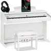 Classic Cantabile DP-50 E-Piano (Weiß matt, Set