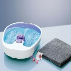 Clatronic FM 3389 weiß-lila Fußmassagegerät
