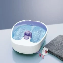 Clatronic FM 3389 weiß-lila Fußmassagegerät