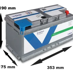 Continental Starterbatterie 100Ah 12V