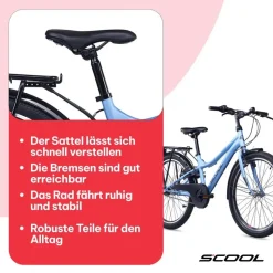 coolmobility gmbh S'COOL troX 24 Zoll blau