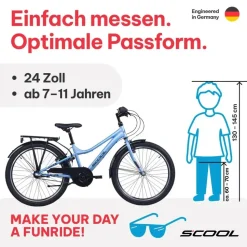 coolmobility gmbh S'COOL troX 24 Zoll blau