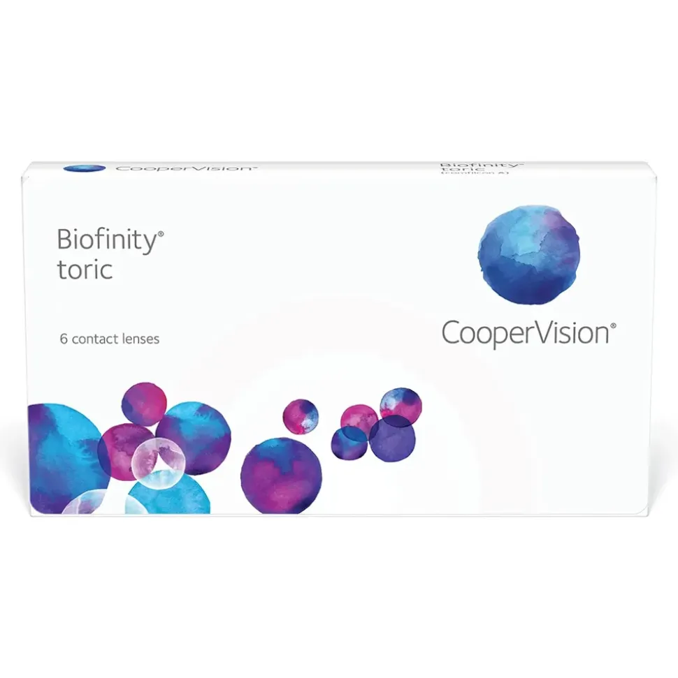 CooperVision Biofinity Toric 6 St. / 8.70 BC / 14.50 DIA / -2.00 DPT / -0.75 CYL / 90° AX