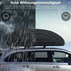 Costway Dachbox 400L Schwarz