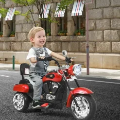 Costway Elektro-Kindermotorrad 6V rot