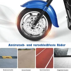 Costway Elektromotorrad 6V blau