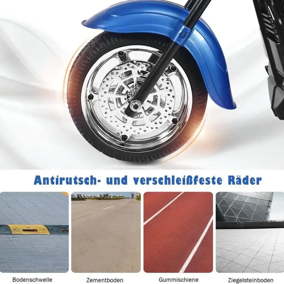 Costway Elektromotorrad 6V blau