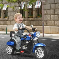 Costway Elektromotorrad 6V blau