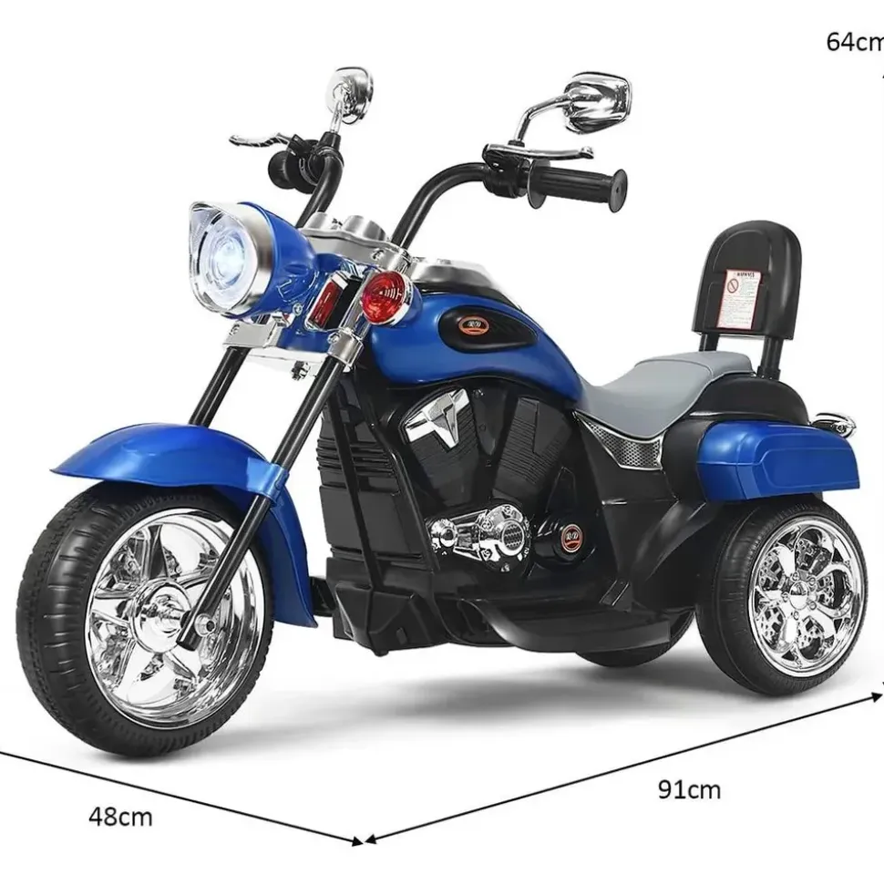 Costway Elektromotorrad 6V blau