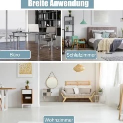 Costway Gästebett klappbar 80 x 190 cm beige