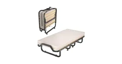 Costway Gästebett klappbar 90 x 200 cm beige