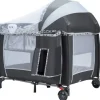 Costway 3 in 1 klappbares Reisebett Grau 0 x 0 cm
