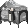 Costway 5-in-1-Reisebett klappbar, Wickeltisch mit abnehmbarem Stubenwagen