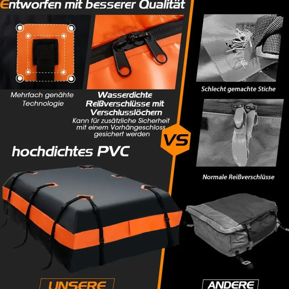 Costway 600L Schwarz