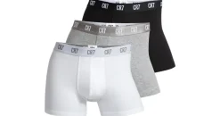 Cristiano Ronaldo CR7 Herren Boxershorts Grau/Schwarz/Weiß M 3er Pack