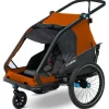 Cube Kinderanhänger Double CMPT X Actionteam grau/orange 2026
