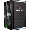 CUBES HC 283 E BECK'S Getränkekühlschrank (115 l, 845 mm hoch, Schwarz)