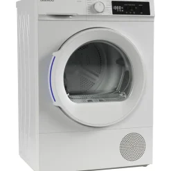 Daewoo TD-BR7GP0WE0-DE Wäschetrockner, 7kg, E, 15 Trockenprogramme inkl. 20-Minuten-Schnelltrockenprogramm, Weiß