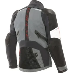 Dainese Carve Master 4 Textiljacke Schwarz/Grau/Rot 58